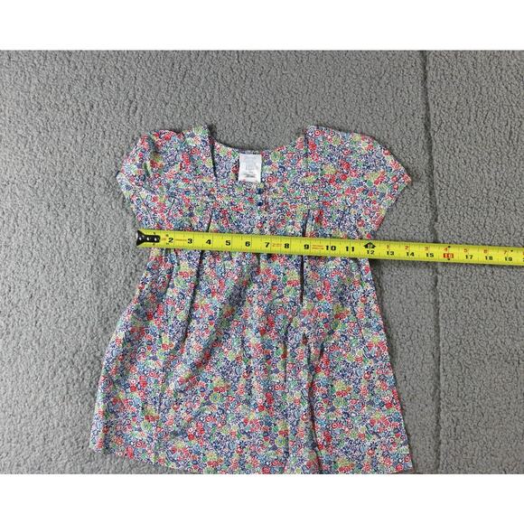 Jacadi Paris Girls Dress 6Y Floral Print 6A/Y 116CM Short Sleeve - Picture 6 of 6
